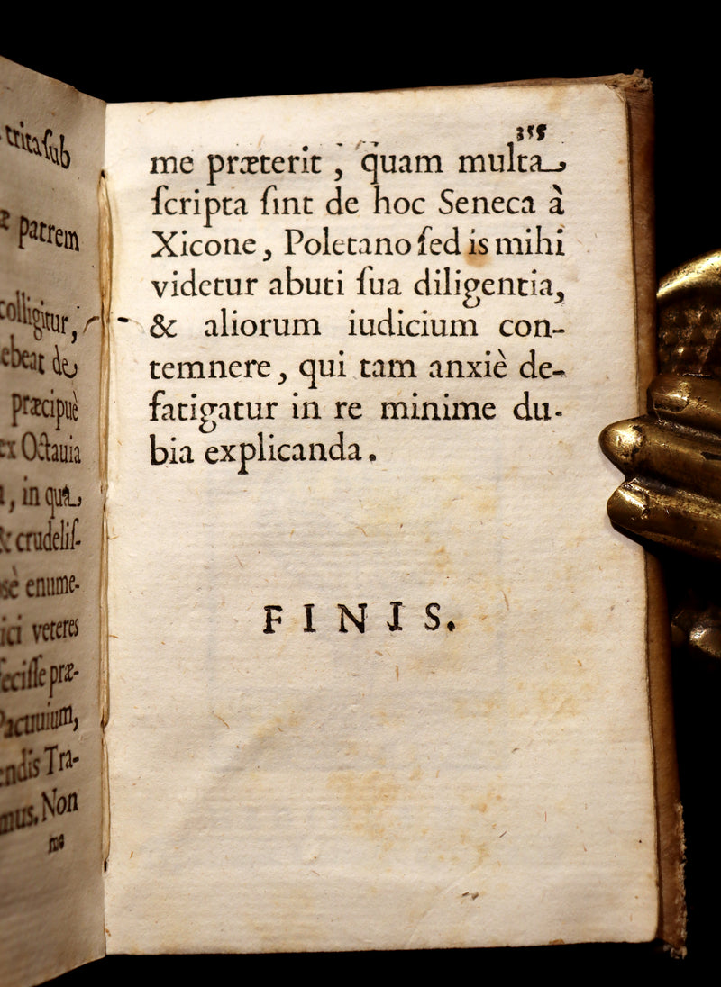 1685 Rare Latin Vellum Book - SENECA - L. Annæi Senecæ Cordubensis Tragœdiæ.