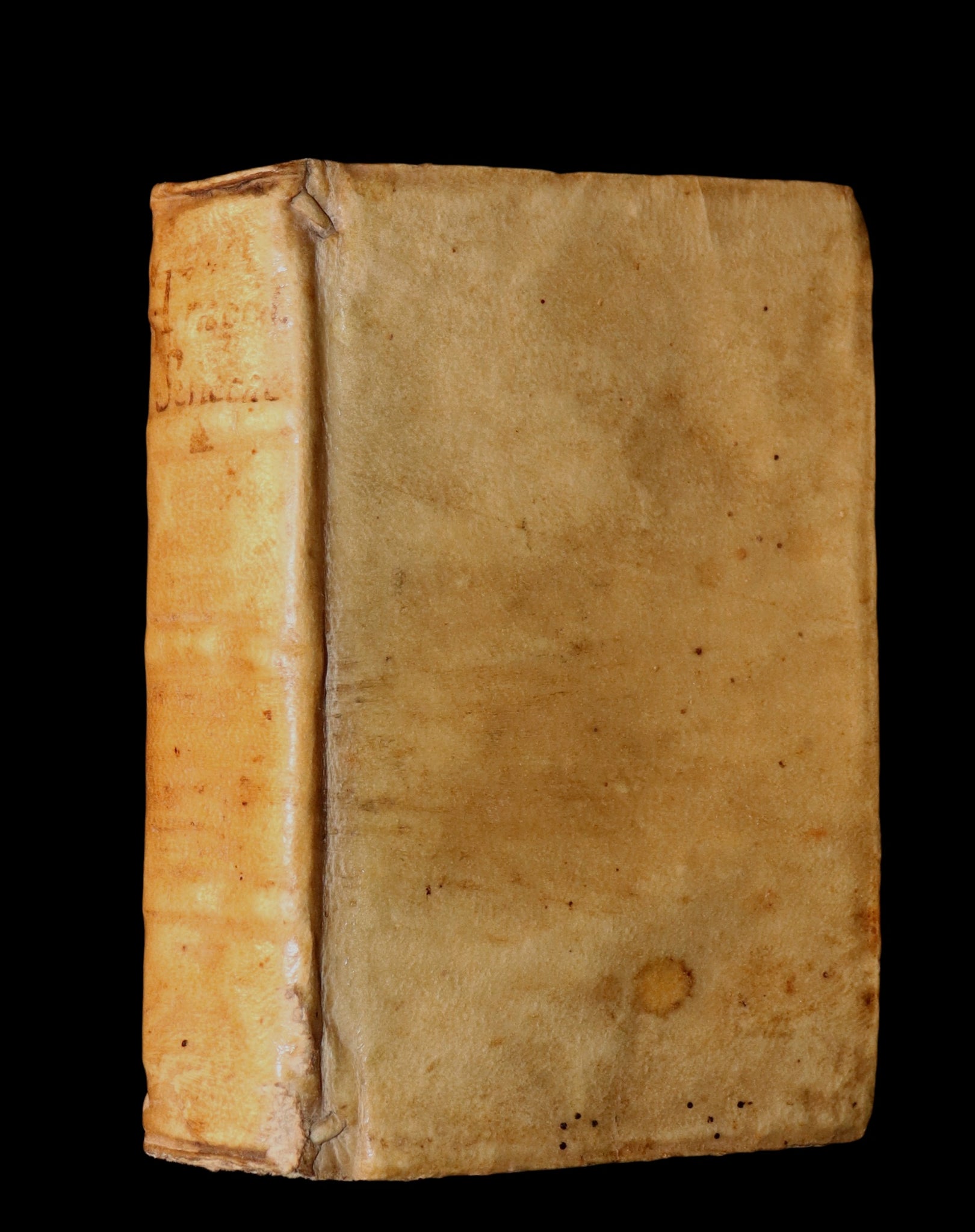 1685 Rare Latin Vellum Book - SENECA - L. Annæi Senecæ Cordubensis Tragœdiæ.