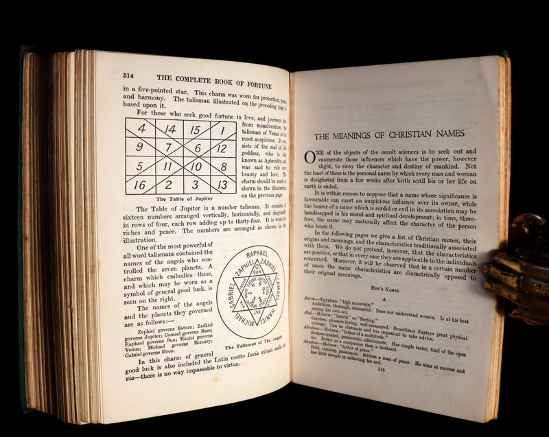 1930 Scarce Book - The Complete Book of Fortune A Comprehensive Survey Of The Occult Sciences & Other Methods Of Divination.