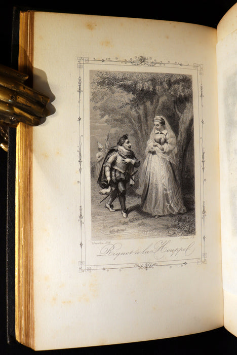 1870 Rare illustrated French Book ~ Contes de Perrault - Fairy Tales illustrated by Lefrancq & Desandre.