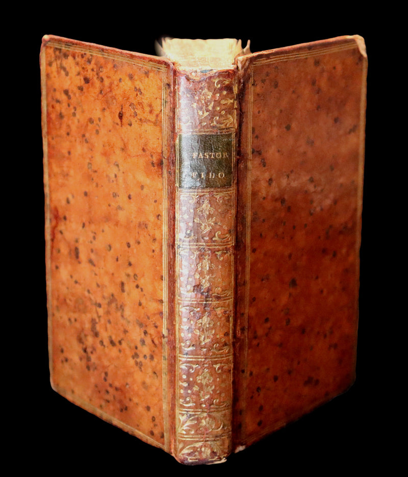 1768 Rare Italian Book - IL PASTOR FIDO by Giovanni Battista Guarini illustrated by Cochin.