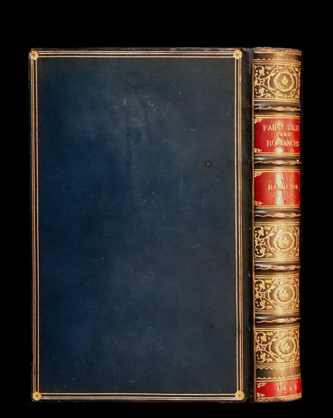 1849 Beautiful Zaehnsdorf Binding - FAIRY TALES and Romances by Count Anthony Hamilton.