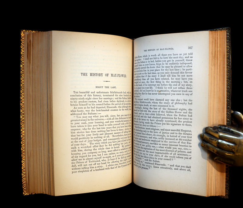 1849 Beautiful Zaehnsdorf Binding - FAIRY TALES and Romances by Count Anthony Hamilton.