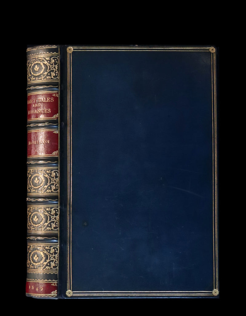 1849 Beautiful Zaehnsdorf Binding - FAIRY TALES and Romances by Count Anthony Hamilton.