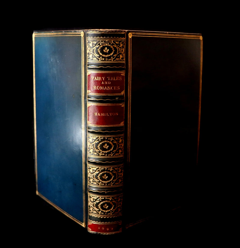 1849 Beautiful Zaehnsdorf Binding - FAIRY TALES and Romances by Count Anthony Hamilton.