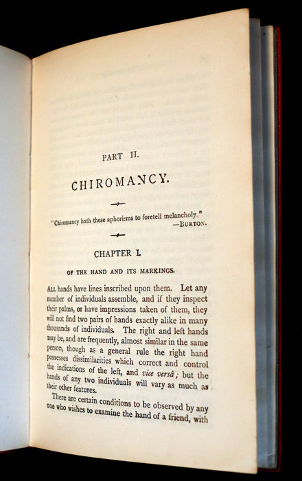 1900 Scarce CHIROMANCY & Chirognomy Book -  The Science of Palmistry by Henry Frith. Illustrated.