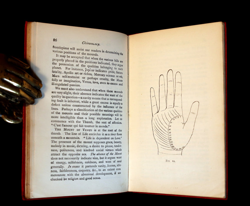 1900 Scarce CHIROMANCY & Chirognomy Book -  The Science of Palmistry by Henry Frith. Illustrated.