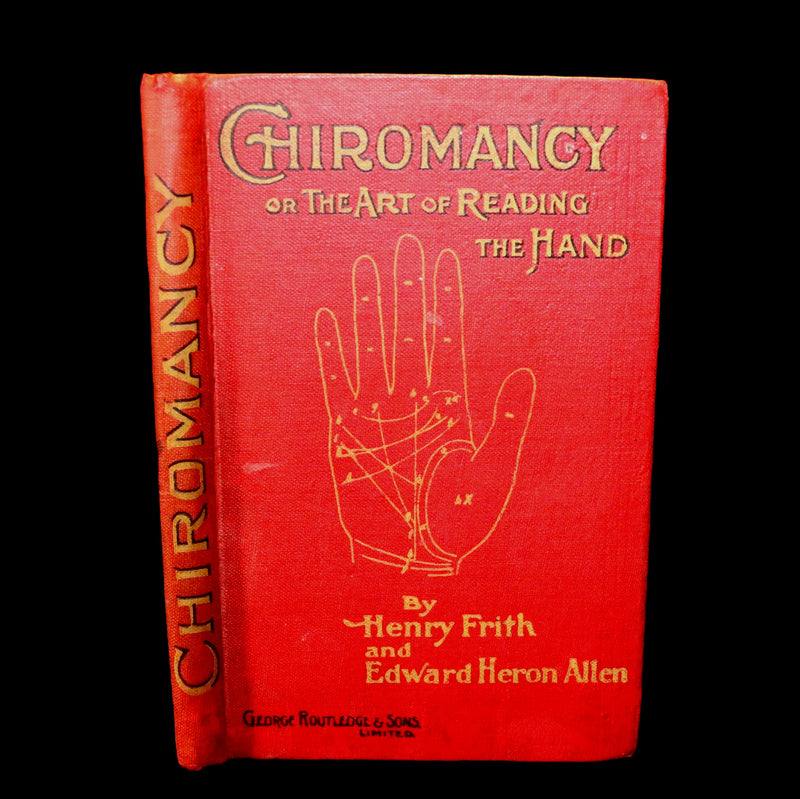 1900 Scarce CHIROMANCY & Chirognomy Book -  The Science of Palmistry by Henry Frith. Illustrated.