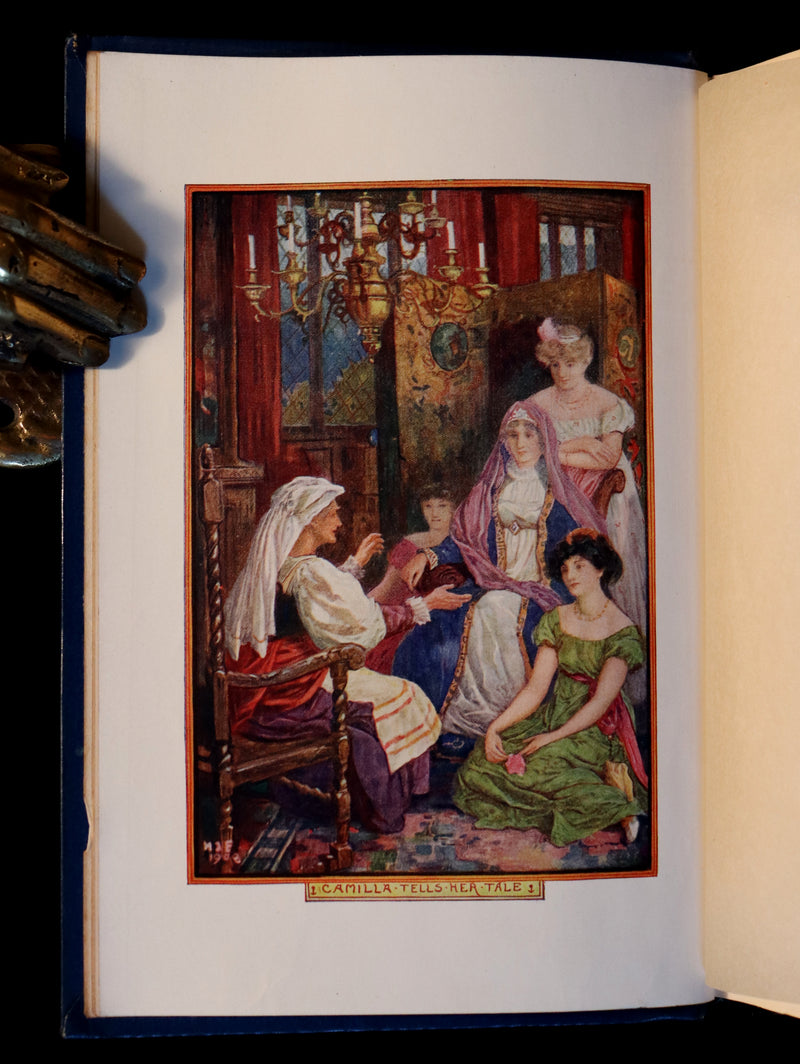 1908 Rare 1stEd Book - THE BOOK OF PRINCES AND PRINCESSES by Mrs. Lang & edited by Andrew Lang.