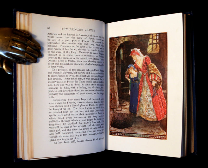 1908 Rare 1stEd Book - THE BOOK OF PRINCES AND PRINCESSES by Mrs. Lang & edited by Andrew Lang.
