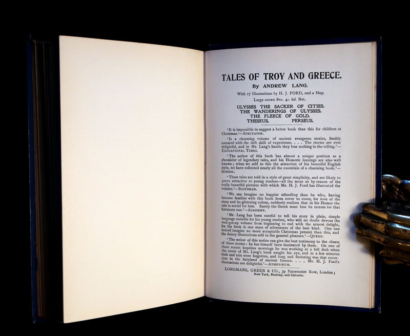 1908 Rare 1stEd Book - THE BOOK OF PRINCES AND PRINCESSES by Mrs. Lang & edited by Andrew Lang.