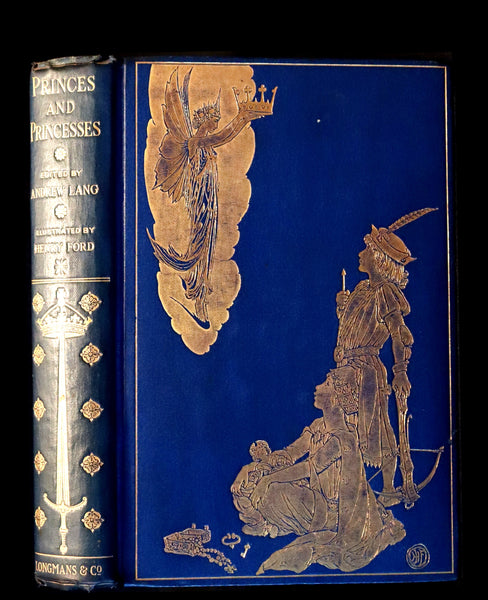 1908 Rare 1stEd Book - THE BOOK OF PRINCES AND PRINCESSES by Mrs. Lang & edited by Andrew Lang.