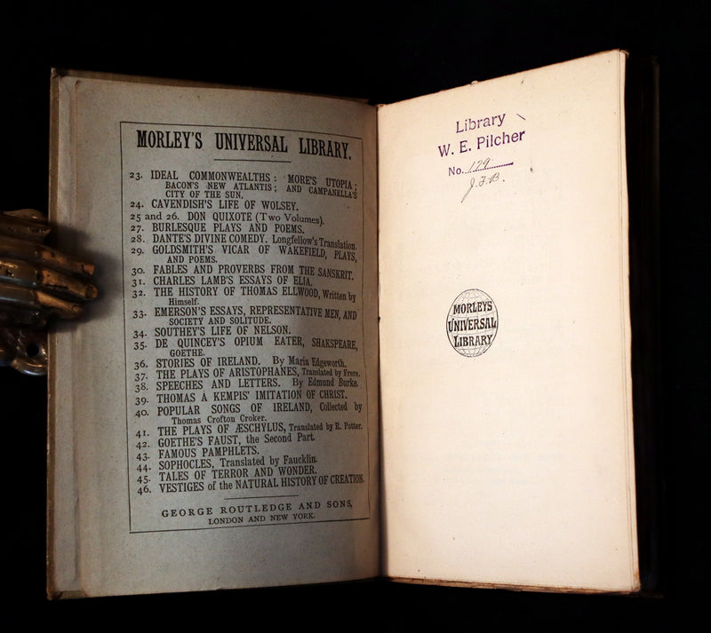 1887 Rare Book - Letters on Demonology and Witchcraft - WITCHES & FAIRIES by Sir Walter Scott.
