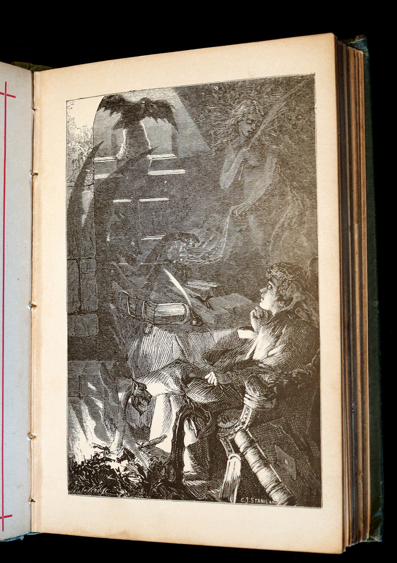 1882 Rare Victorian Book - Poems by Edgar Allan POE with Memoir (The Raven, Lenore, Ulalume, ...)