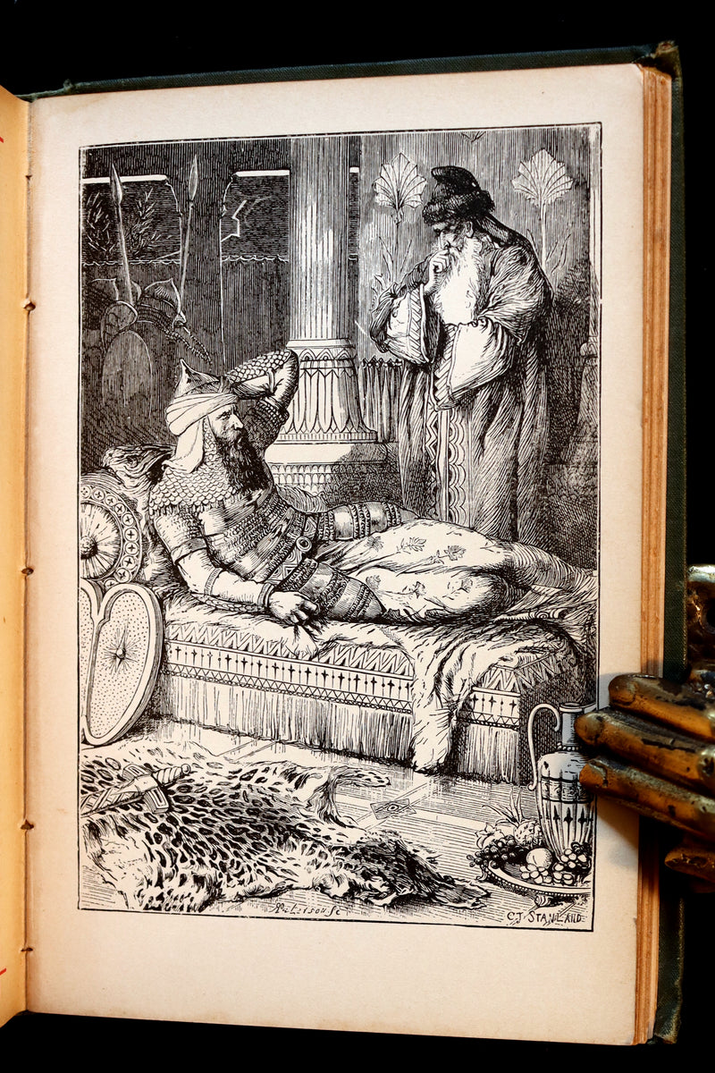 1882 Rare Victorian Book - Poems by Edgar Allan POE with Memoir (The Raven, Lenore, Ulalume, ...)