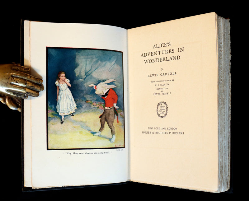1901 Rare Edition - Alice's Adventures in Wonderland by Lewis Carroll illustrated by Peter Newell.