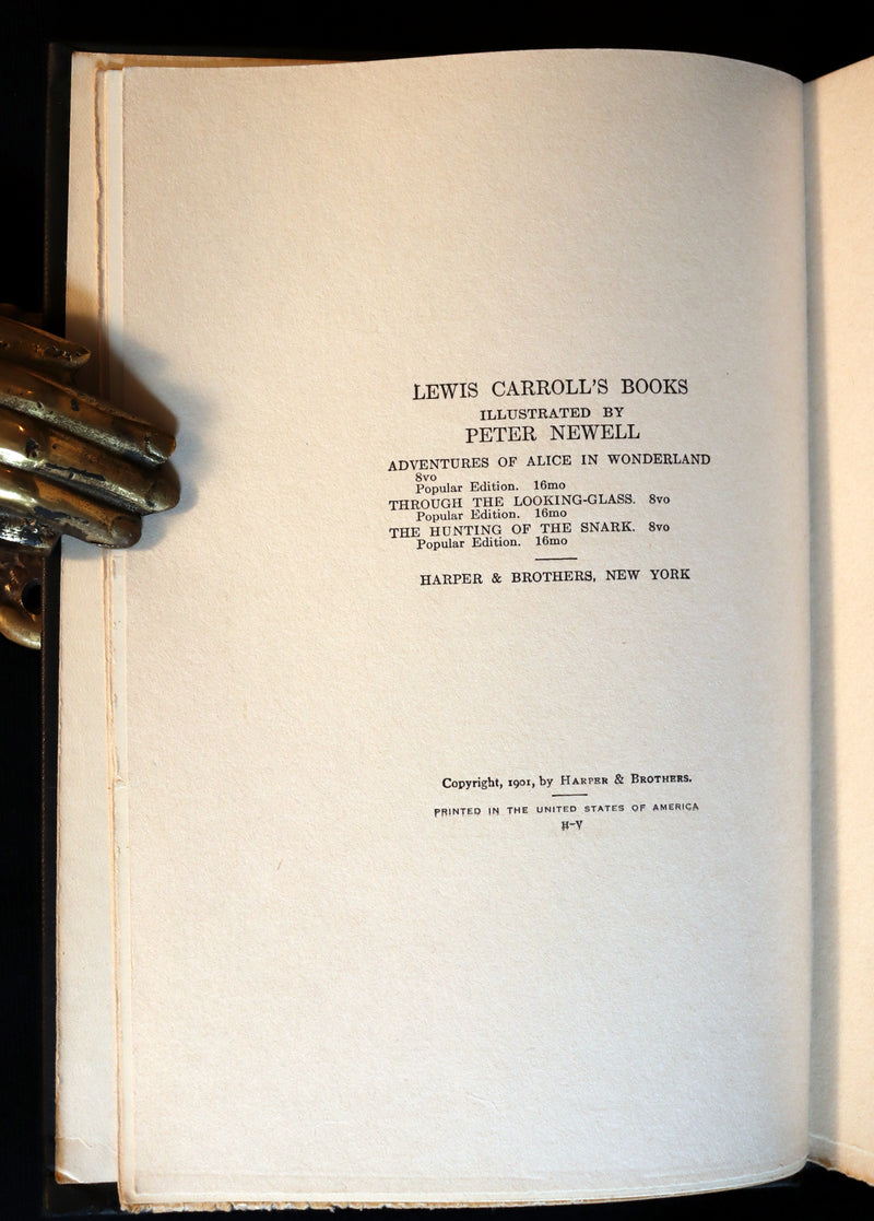 1901 Rare Edition - Alice's Adventures in Wonderland by Lewis Carroll illustrated by Peter Newell.