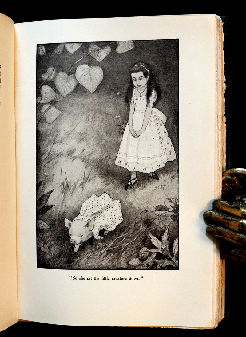 1901 Rare Edition - Alice's Adventures in Wonderland by Lewis Carroll illustrated by Peter Newell.