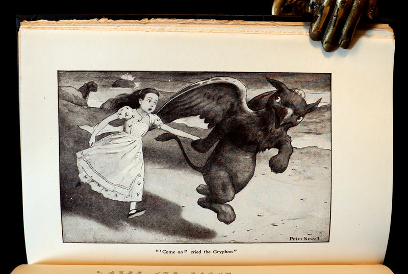 1901 Rare Edition - Alice's Adventures in Wonderland by Lewis Carroll illustrated by Peter Newell.