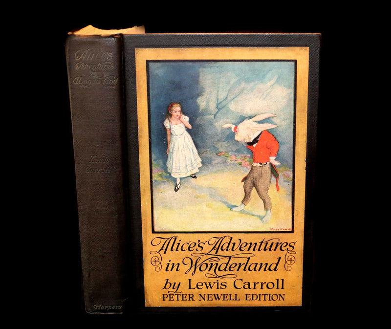 1901 Rare Edition - Alice's Adventures in Wonderland by Lewis Carroll illustrated by Peter Newell.
