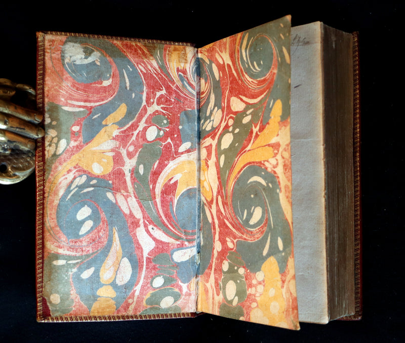 1777 Scarce French Latin Book in a beautiful BINDERY WORK - Office de la Quinzaine de Paque - Easter Prayer.