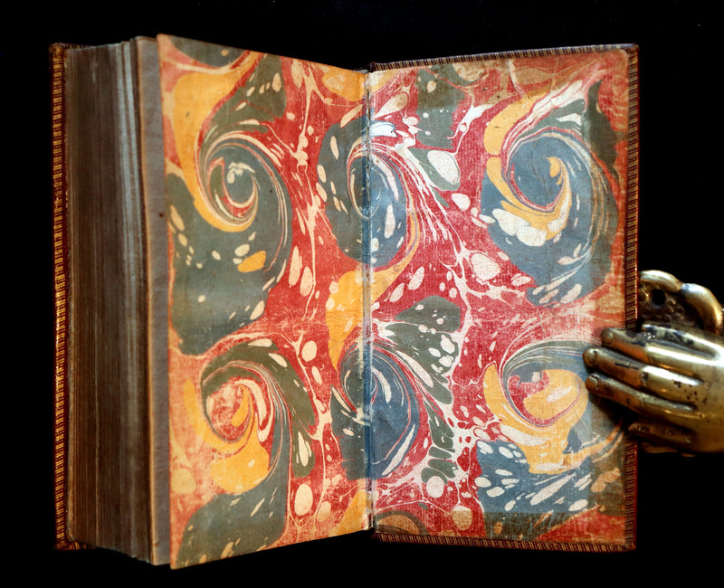 1777 Scarce French Latin Book in a beautiful BINDERY WORK - Office de la Quinzaine de Paque - Easter Prayer.