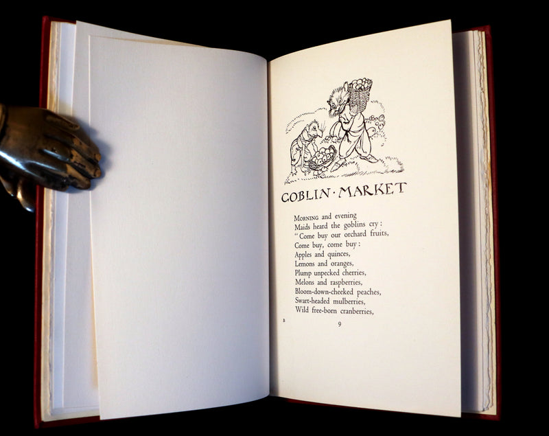 1933 Rare Book - Goblin Market by Christina Rossetti illustrated by Arthur Rackham. 1st US EDITION.