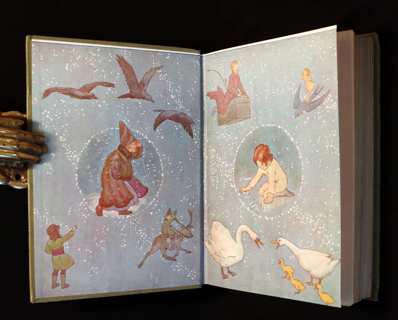 1925 Rare Book - Hans Andersen's FAIRY Stories with 48 Coloured Plates By Margaret W. Tarrant.