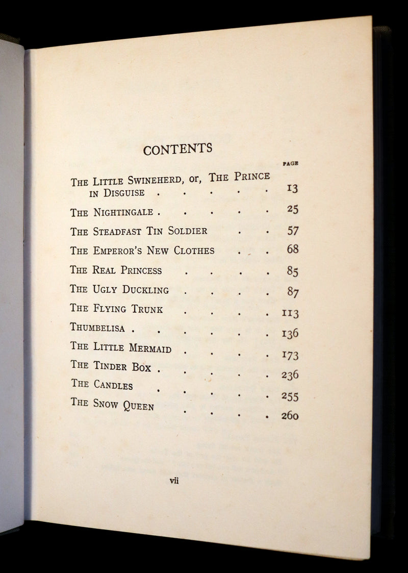 1925 Rare Book - Hans Andersen's FAIRY Stories with 48 Coloured Plates By Margaret W. Tarrant.