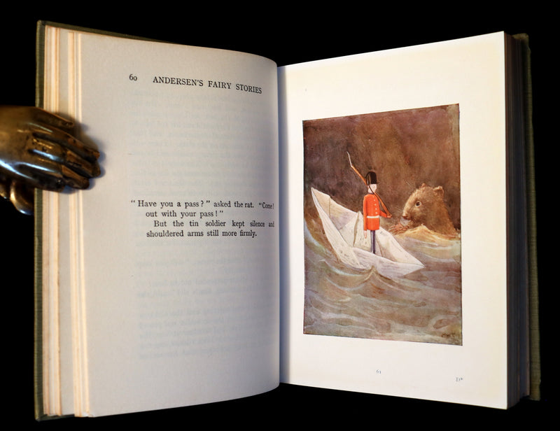 1925 Rare Book - Hans Andersen's FAIRY Stories with 48 Coloured Plates By Margaret W. Tarrant.