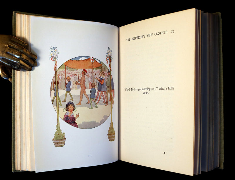 1925 Rare Book - Hans Andersen's FAIRY Stories with 48 Coloured Plates By Margaret W. Tarrant.