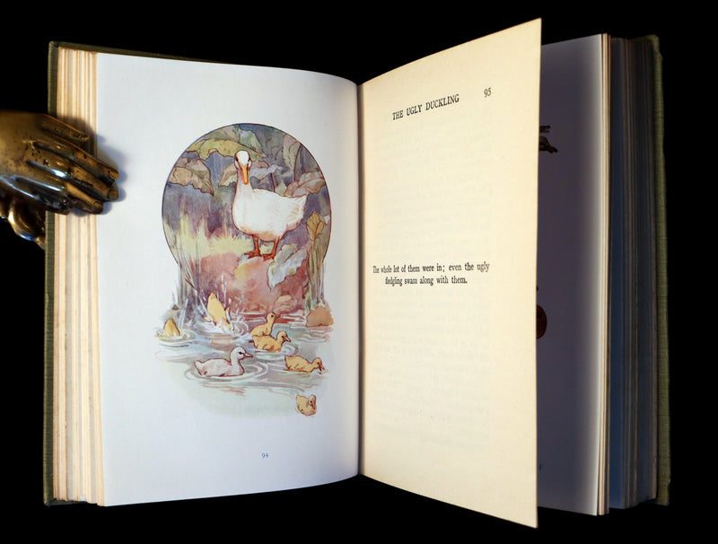 1925 Rare Book - Hans Andersen's FAIRY Stories with 48 Coloured Plates By Margaret W. Tarrant.