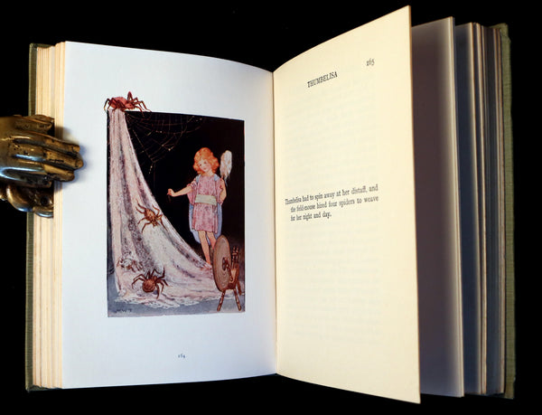 1925 Rare Book - Hans Andersen's FAIRY Stories with 48 Coloured Plates By Margaret W. Tarrant.