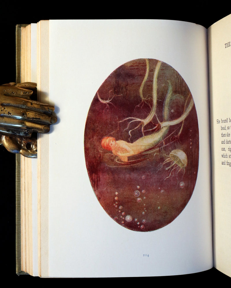 1925 Rare Book - Hans Andersen's FAIRY Stories with 48 Coloured Plates By Margaret W. Tarrant.
