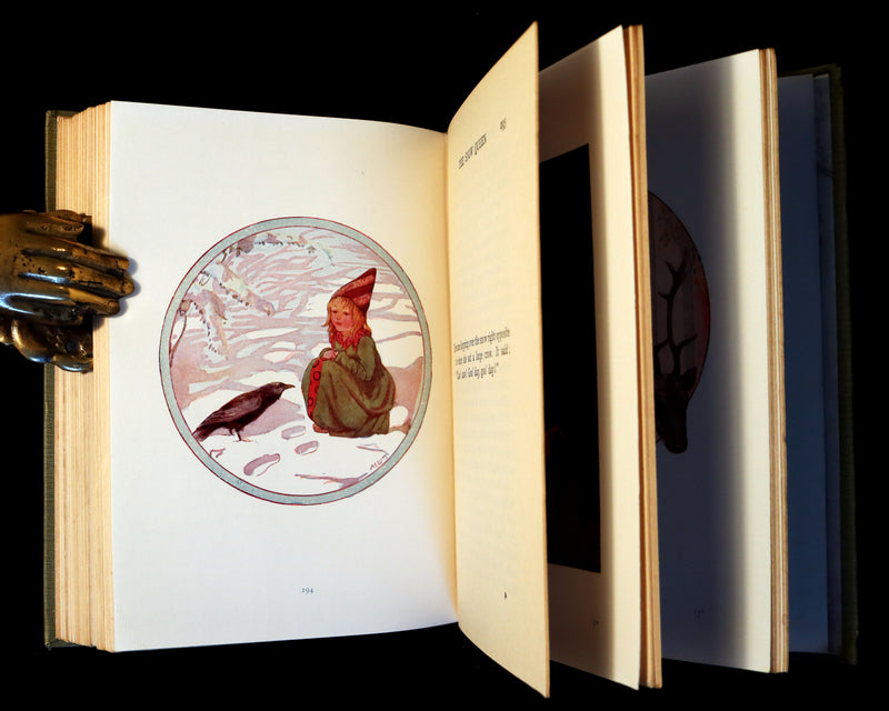 1925 Rare Book - Hans Andersen's FAIRY Stories with 48 Coloured Plates By Margaret W. Tarrant.