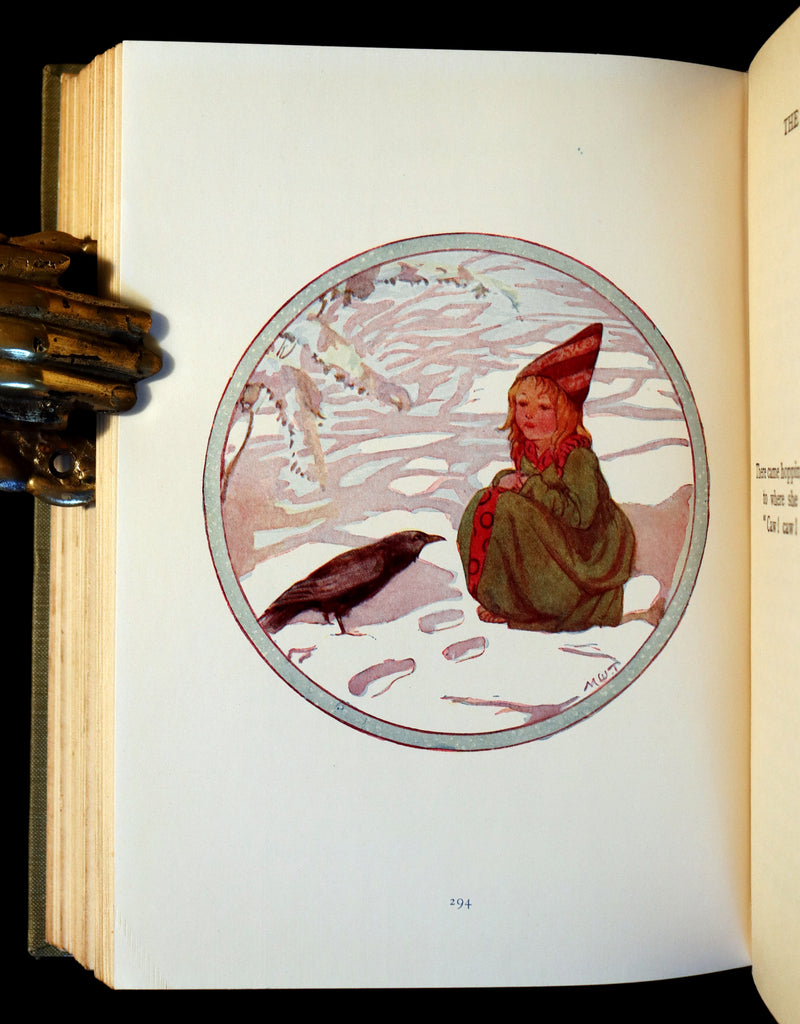 1925 Rare Book - Hans Andersen's FAIRY Stories with 48 Coloured Plates By Margaret W. Tarrant.