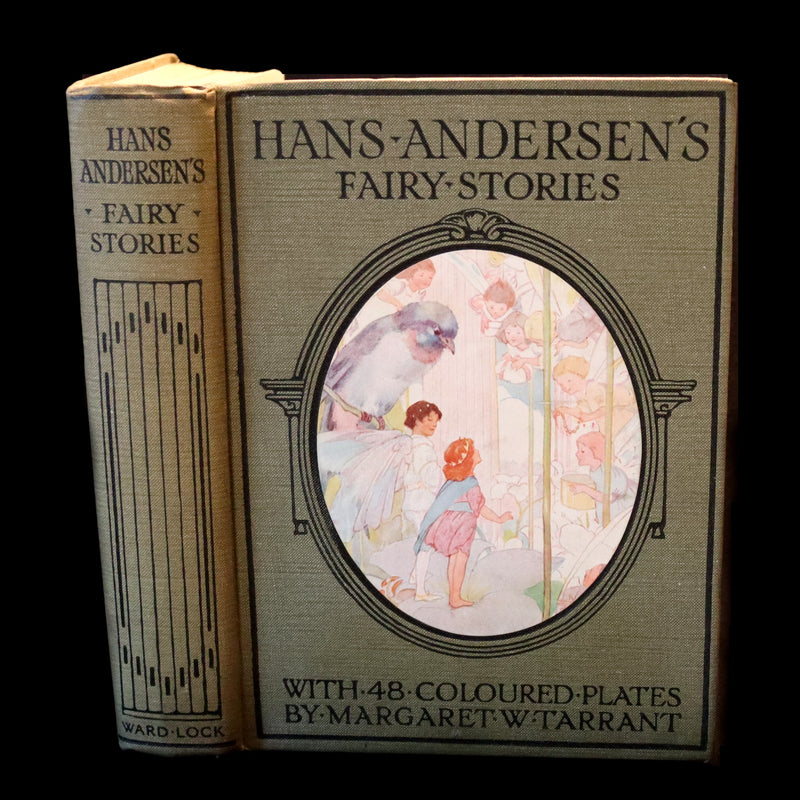 1925 Rare Book - Hans Andersen's FAIRY Stories with 48 Coloured Plates By Margaret W. Tarrant.