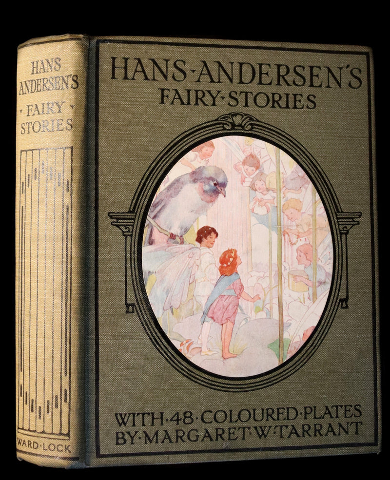 1925 Rare Book - Hans Andersen's FAIRY Stories with 48 Coloured Plates By Margaret W. Tarrant.
