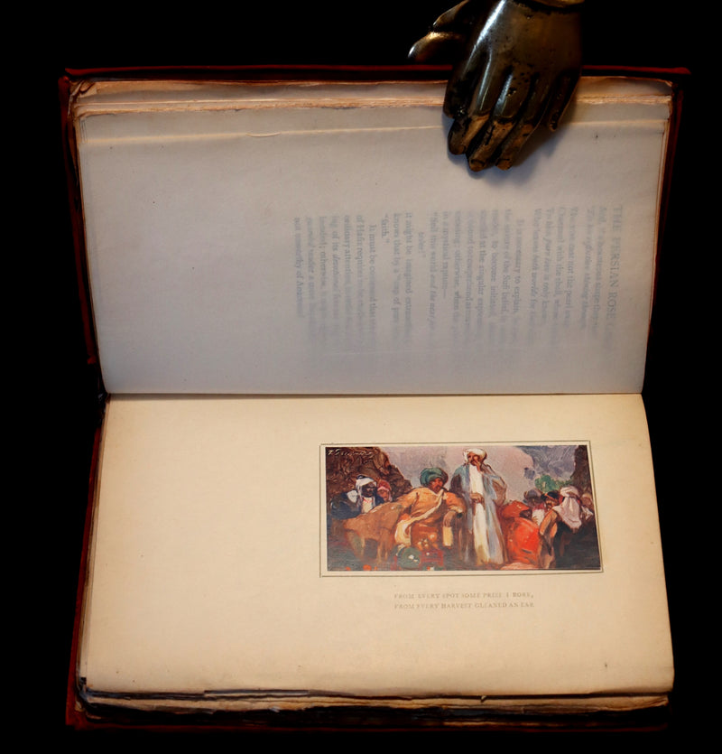 1913 Rare Book - THE ROSE GARDEN OF PERSIA by Louisa Stuart Costello. Persian Poetry.