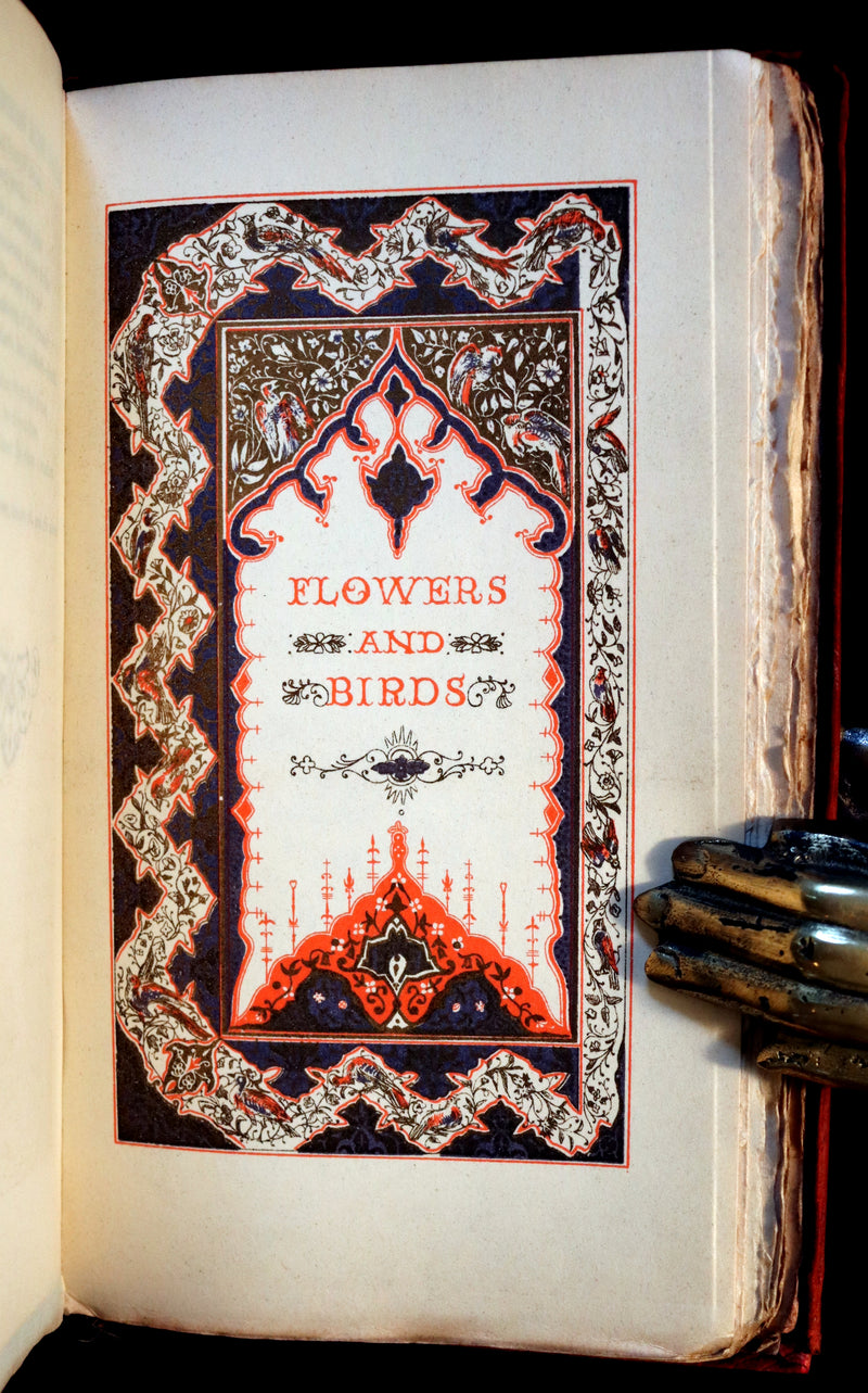 1913 Rare Book - THE ROSE GARDEN OF PERSIA by Louisa Stuart Costello. Persian Poetry.
