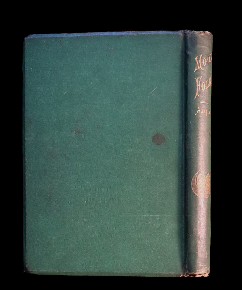 1874 Scarce 1stED - Moonfolk A True Account Of The Home Of The Fairy Tales by Jane G. Austin.
