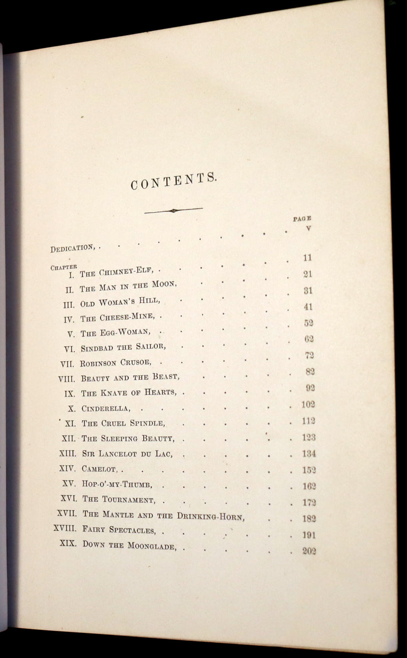 1874 Scarce 1stED - Moonfolk A True Account Of The Home Of The Fairy Tales by Jane G. Austin.
