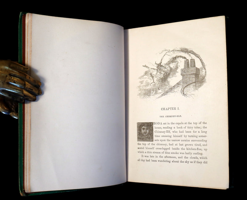 1874 Scarce 1stED - Moonfolk A True Account Of The Home Of The Fairy Tales by Jane G. Austin.