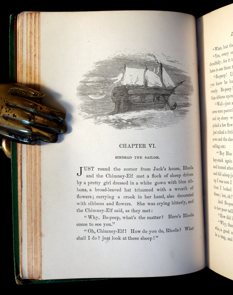 1874 Scarce 1stED - Moonfolk A True Account Of The Home Of The Fairy Tales by Jane G. Austin.