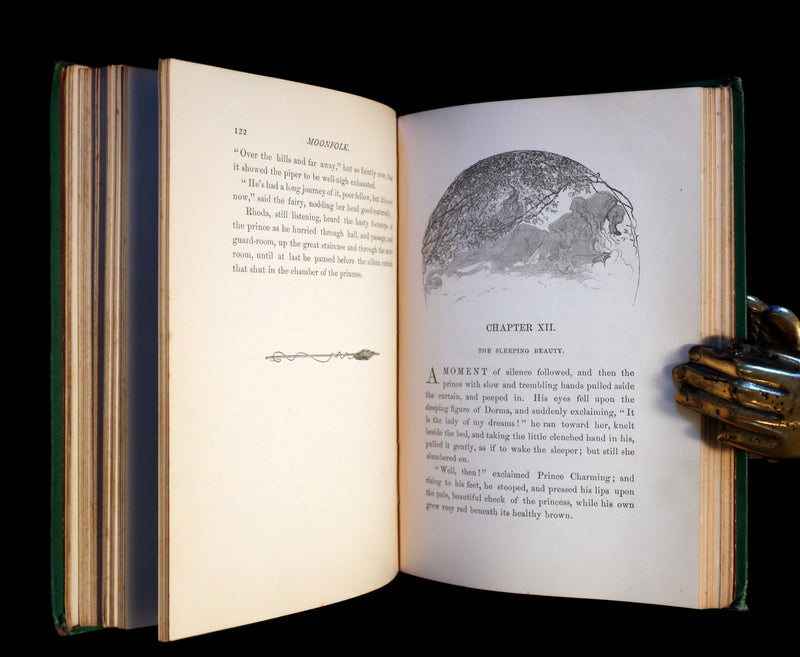 1874 Scarce 1stED - Moonfolk A True Account Of The Home Of The Fairy Tales by Jane G. Austin.