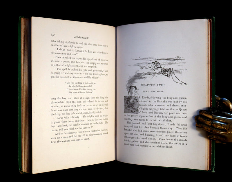 1874 Scarce 1stED - Moonfolk A True Account Of The Home Of The Fairy Tales by Jane G. Austin.