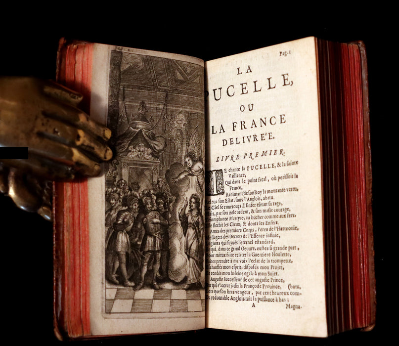 1656 Rare French Book - JOAN OF ARC - La Pucelle ou la France delivree. Poeme heroique.