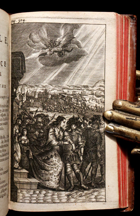 1656 Rare French Book - JOAN OF ARC - La Pucelle ou la France delivree. Poeme heroique.