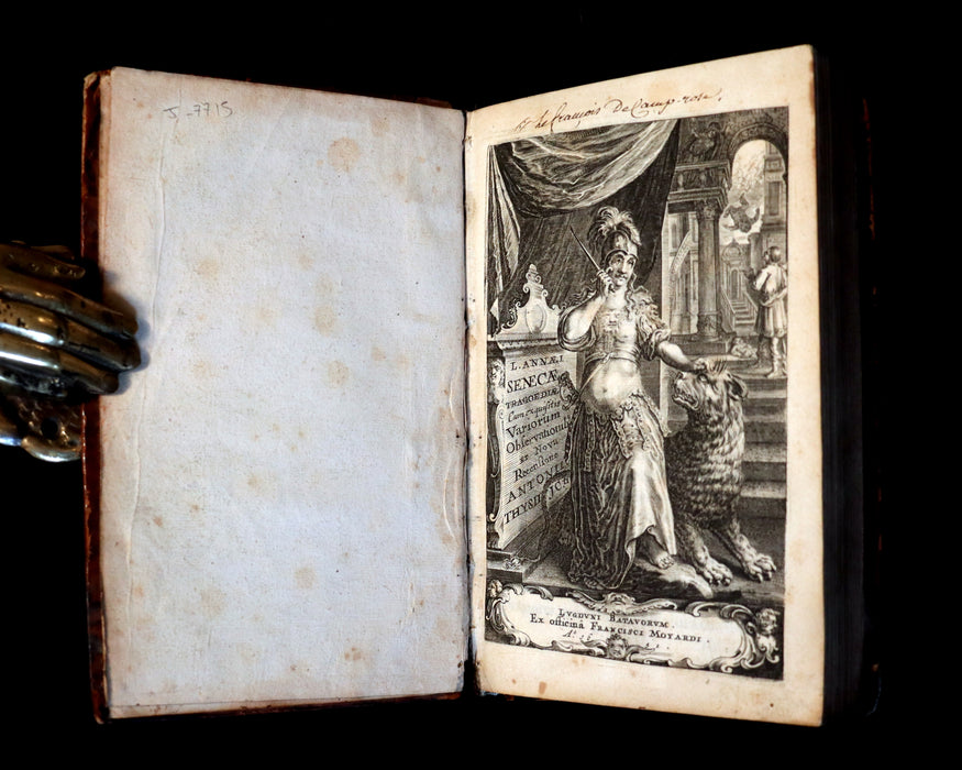 1651 Rare Latin Book - SENECA - L. Annæi Senecæ - Tragedies - Medea, Phaedra, Oedipus, etc.