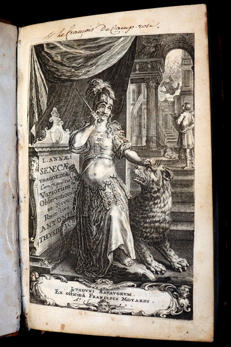 1651 Rare Latin Book - SENECA - L. Annæi Senecæ - Tragedies - Medea, Phaedra, Oedipus, etc.